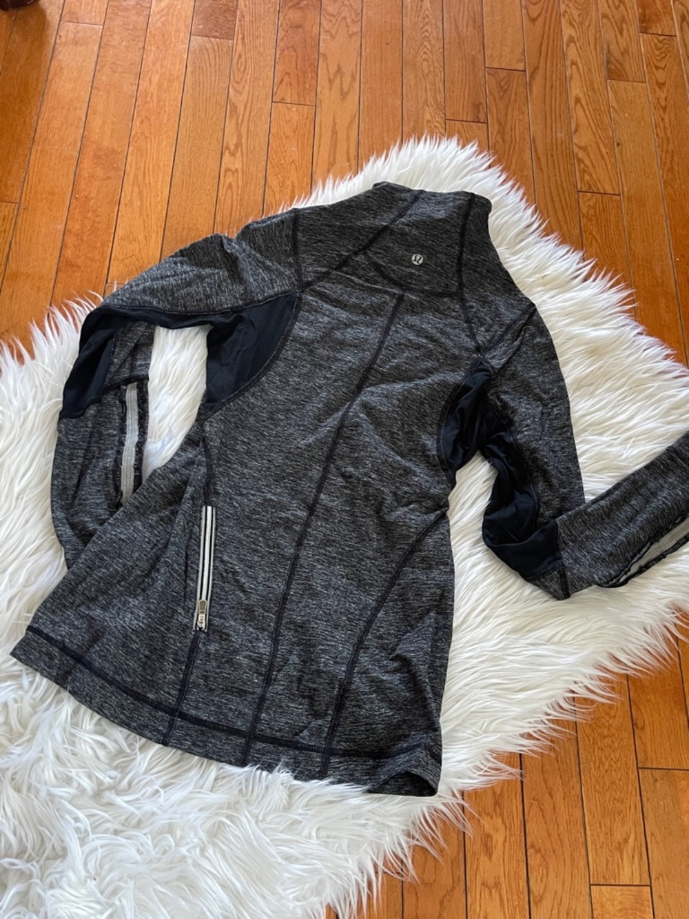 Lululemon Define Jacket Heathered Charcoal Zip Athletic Yoga Top